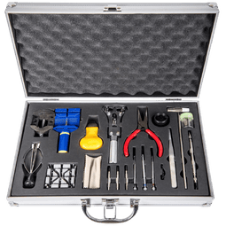 LGI Premium Watch Repair Kit with Reusable Aluminum Box