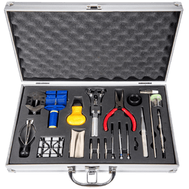 LGI Premium Watch Repair Kit with Reusable Aluminum Box